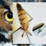 Owl Feather Ballpoint Pen
