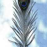 Peacock Feather Quill Pen