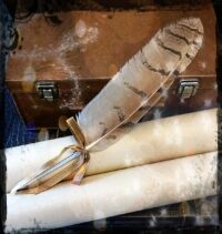 Owl Feather Roller Ball Quill Pen