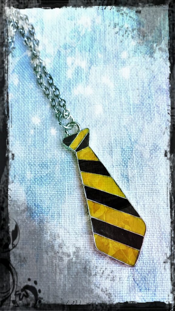 Hufflepuff House Tie Necklace